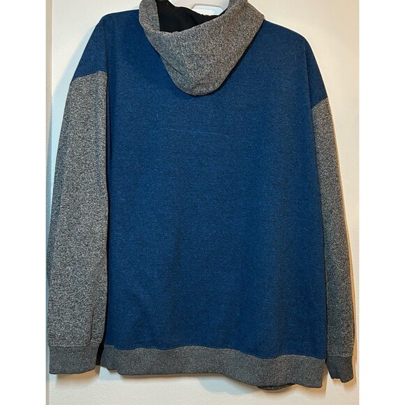 Vintage Ecko Unltd Varsity Hoodie Full Zip Blue Gray Men’s Size 5XB 5XL Big Tall - Picture 4 of 6